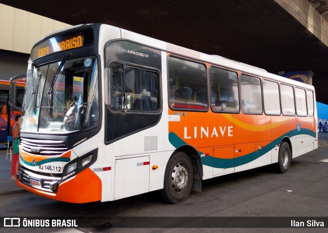 Linave Transportes RJ 146.112 na cidade de Nova Iguaçu, Rio de Janeiro, Brasil, por Ilan Silva. ID da foto: 11947789.