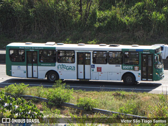 OT Trans - Ótima Salvador Transportes 20073 na cidade de Salvador, Bahia, Brasil, por Victor São Tiago Santos. ID da foto: 11946417.