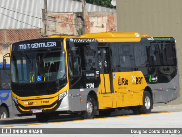 City Transporte Urbano Intermodal Sorocaba E7001 na cidade de Rio de Janeiro, Rio de Janeiro, Brasil, por Douglas Couto Barbalho. ID da foto: 11946851.