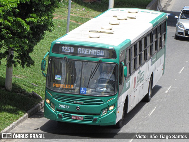 OT Trans - Ótima Salvador Transportes 20077 na cidade de Salvador, Bahia, Brasil, por Victor São Tiago Santos. ID da foto: 11946443.