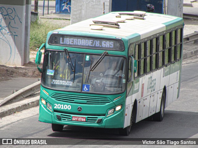 OT Trans - Ótima Salvador Transportes 20100 na cidade de Salvador, Bahia, Brasil, por Victor São Tiago Santos. ID da foto: 11946423.