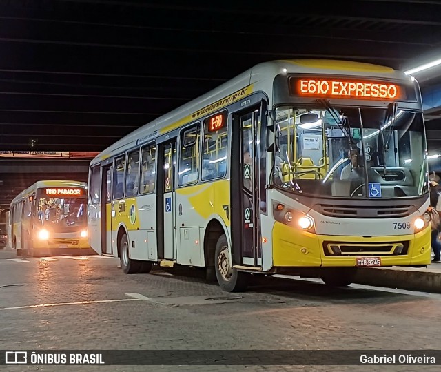 Autotrans Transportes Urbanos e Rodoviários 7509 na cidade de Uberlândia, Minas Gerais, Brasil, por Gabriel Oliveira. ID da foto: 11947049.