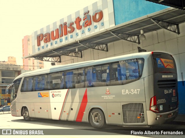 Expresso Amarelinho EA-347 na cidade de Sorocaba, São Paulo, Brasil, por Flavio Alberto Fernandes. ID da foto: 11946375.
