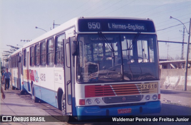 Viação Acari 42618 na cidade de Rio de Janeiro, Rio de Janeiro, Brasil, por Waldemar Pereira de Freitas Junior. ID da foto: 11950015.