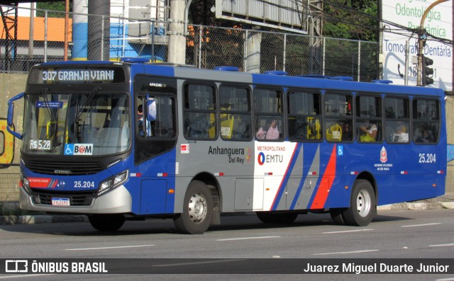 Del Rey Transportes 25.204 na cidade de Carapicuíba, São Paulo, Brasil, por Juarez Miguel Duarte Junior. ID da foto: 11950007.