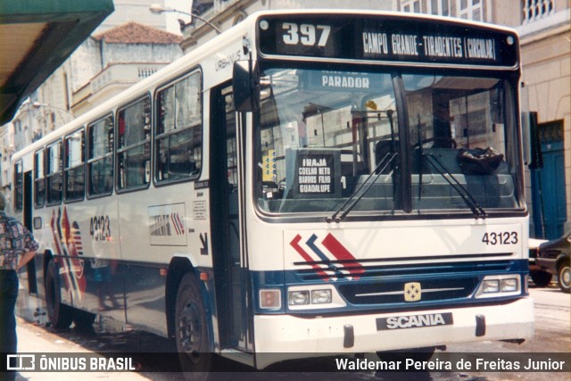 Viação Oeste Ocidental 43123 na cidade de Rio de Janeiro, Rio de Janeiro, Brasil, por Waldemar Pereira de Freitas Junior. ID da foto: 11950270.