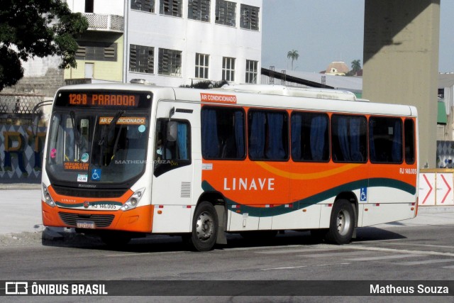 Linave Transportes RJ 146.005 na cidade de Rio de Janeiro, Rio de Janeiro, Brasil, por Matheus Souza. ID da foto: 11950257.