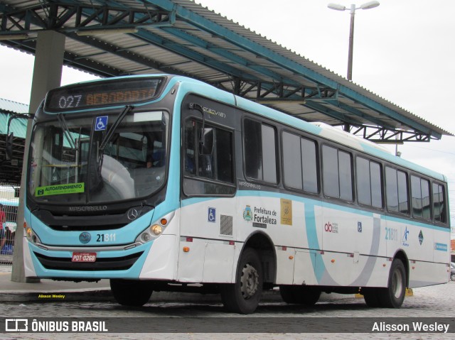 Aliança Transportes Urbanos 21811 na cidade de Fortaleza, Ceará, Brasil, por Alisson Wesley. ID da foto: 11949586.