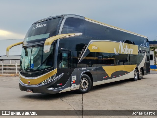 Nobre Transporte Turismo 2302 na cidade de Goiânia, Goiás, Brasil, por Jonas Castro. ID da foto: 11952377.