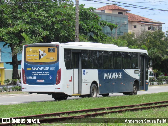 Rápido Macaense RJ 150.044 na cidade de Macaé, Rio de Janeiro, Brasil, por Anderson Sousa Feijó. ID da foto: 11950573.