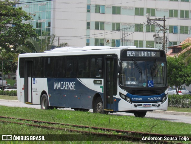 Rápido Macaense RJ 150.044 na cidade de Macaé, Rio de Janeiro, Brasil, por Anderson Sousa Feijó. ID da foto: 11950576.