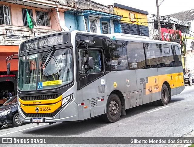Transunião Transportes 3 6554 na cidade de São Paulo, São Paulo, Brasil, por Gilberto Mendes dos Santos. ID da foto: 11950472.