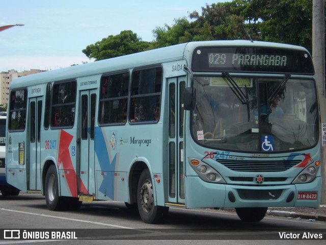 Maraponga Transportes 26247 na cidade de Fortaleza, Ceará, Brasil, por Victor Alves. ID da foto: 11951336.
