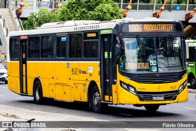 Real Auto Ônibus A41281 na cidade de Rio de Janeiro, Rio de Janeiro, Brasil, por Flávio Oliveira. ID da foto: 11952283.