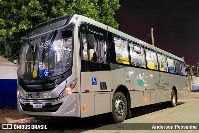 SIT Macaé Transportes 2499 na cidade de Macaé, Rio de Janeiro, Brasil, por Anderson Pessanha. ID da foto: 11952630.