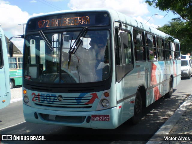 Aliança Transportes Urbanos 21507 na cidade de Fortaleza, Ceará, Brasil, por Victor Alves. ID da foto: 11951104.