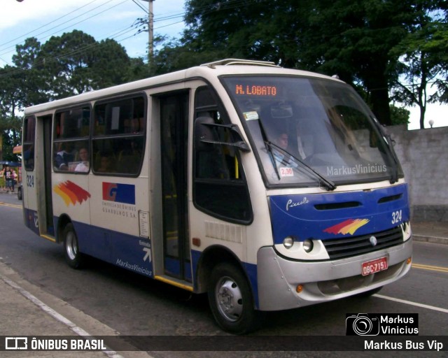 Empresa de Ônibus Guarulhos 324 na cidade de Guarulhos, São Paulo, Brasil, por Markus Bus Vip. ID da foto: 11951478.