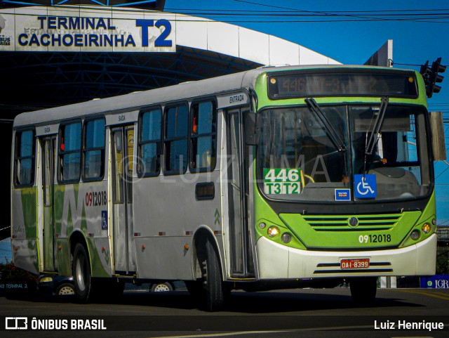 Auto Ônibus Líder 0912018 na cidade de Manaus, Amazonas, Brasil, por Luiz Henrique. ID da foto: 11950519.