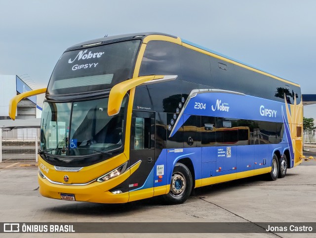 Nobre Transporte Turismo 2304 na cidade de Goiânia, Goiás, Brasil, por Jonas Castro. ID da foto: 11952178.