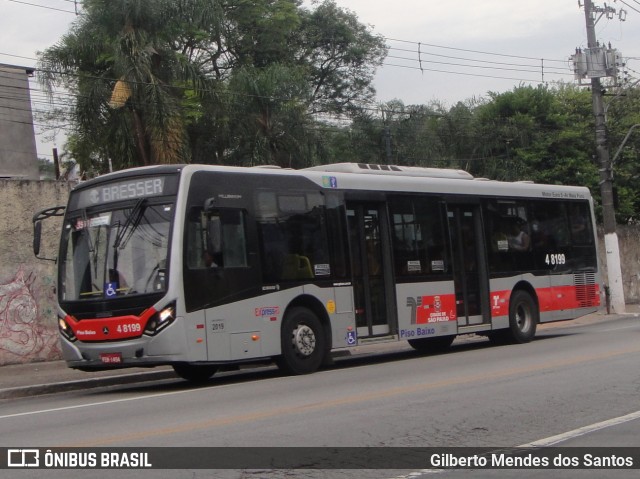 Express Transportes Urbanos Ltda 4 8199 na cidade de São Paulo, São Paulo, Brasil, por Gilberto Mendes dos Santos. ID da foto: 11952698.