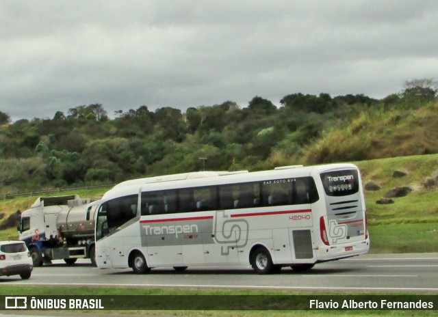 Transpen Transporte Coletivo e Encomendas 42040 na cidade de Araçariguama, São Paulo, Brasil, por Flavio Alberto Fernandes. ID da foto: 11953457.