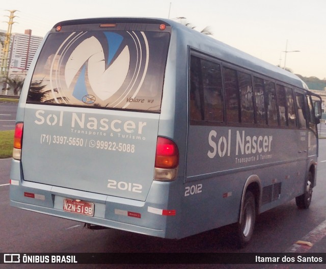 Sol Nascer Transporte & Turismo 2012 na cidade de Salvador, Bahia, Brasil, por Itamar dos Santos. ID da foto: 11952848.