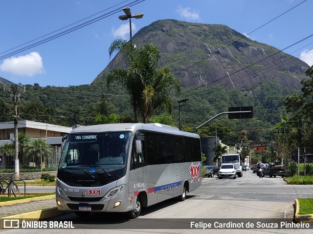 Auto Viação 1001 RJ 108.360 na cidade de Nova Friburgo, Rio de Janeiro, Brasil, por Felipe Cardinot de Souza Pinheiro. ID da foto: 11953612.