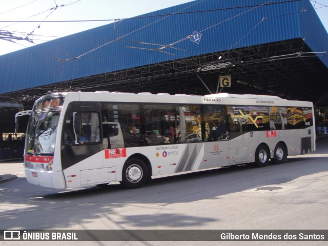Next Mobilidade - ABC Sistema de Transporte 5410 na cidade de Santo André, São Paulo, Brasil, por Gilberto Mendes dos Santos. ID da foto: 11952742.