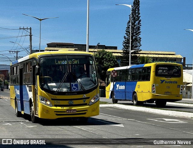 Viação Sudeste 106 na cidade de Marataízes, Espírito Santo, Brasil, por Guilherme Neves. ID da foto: 11952978.