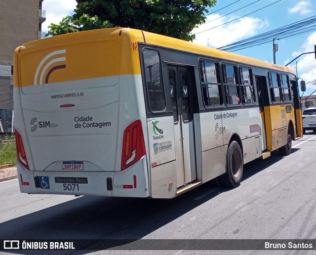 Viação Novo Retiro 5071 na cidade de Contagem, Minas Gerais, Brasil, por Bruno Santos. ID da foto: 11912724.