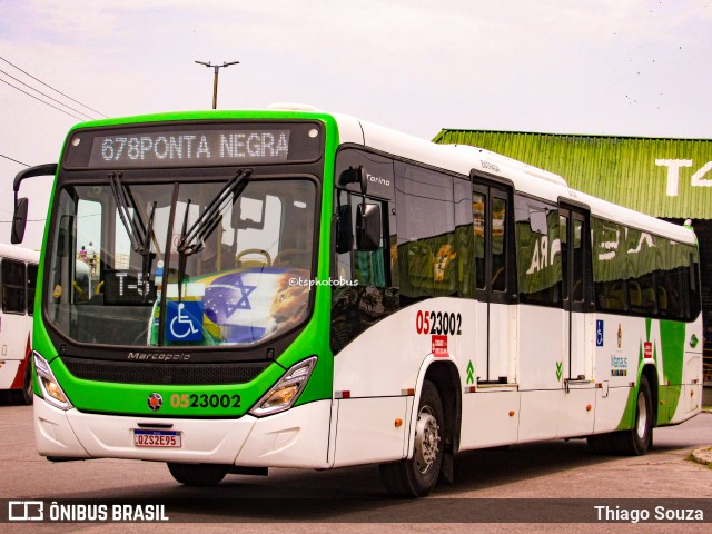 Via Verde Transportes Coletivos 0523002 na cidade de Manaus, Amazonas, Brasil, por Thiago Souza. ID da foto: 11914325.