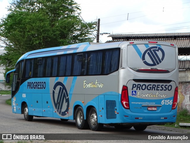 Auto Viação Progresso 6156 na cidade de Recife, Pernambuco, Brasil, por Eronildo Assunção. ID da foto: 11914388.