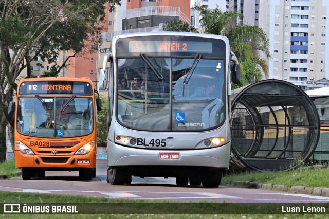 Transporte Coletivo Glória BL495 na cidade de Curitiba, Paraná, Brasil, por Luan Lenon. ID da foto: 11913433.