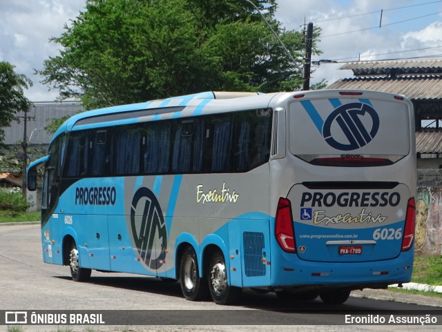 Auto Viação Progresso 6026 na cidade de Recife, Pernambuco, Brasil, por Eronildo Assunção. ID da foto: 11914384.