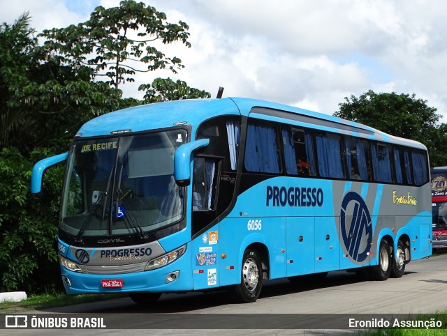 Auto Viação Progresso 6056 na cidade de Recife, Pernambuco, Brasil, por Eronildo Assunção. ID da foto: 11914378.
