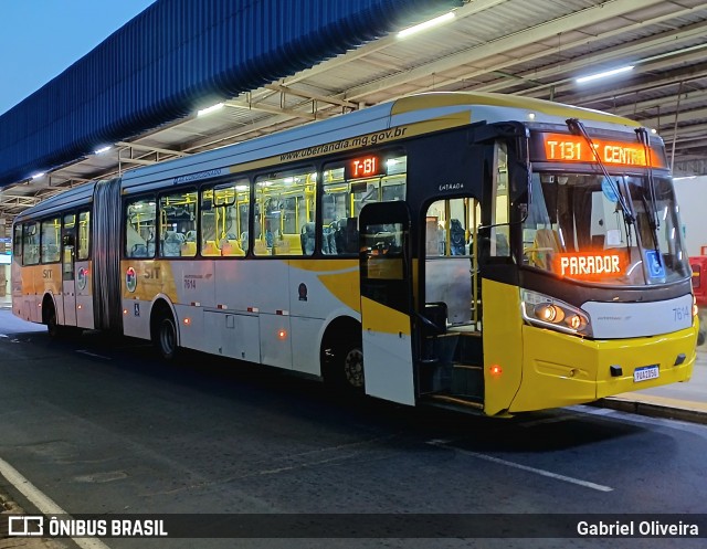 Autotrans Transportes Urbanos e Rodoviários 7614 na cidade de Uberlândia, Minas Gerais, Brasil, por Gabriel Oliveira. ID da foto: 11957170.