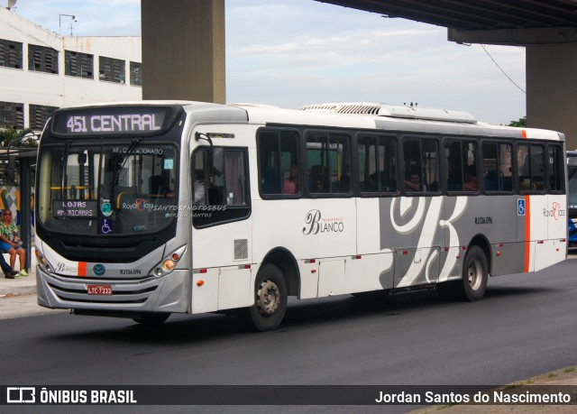 Transportes Blanco RJ 136.096 na cidade de Rio de Janeiro, Rio de Janeiro, Brasil, por Jordan Santos do Nascimento. ID da foto: 11954757.