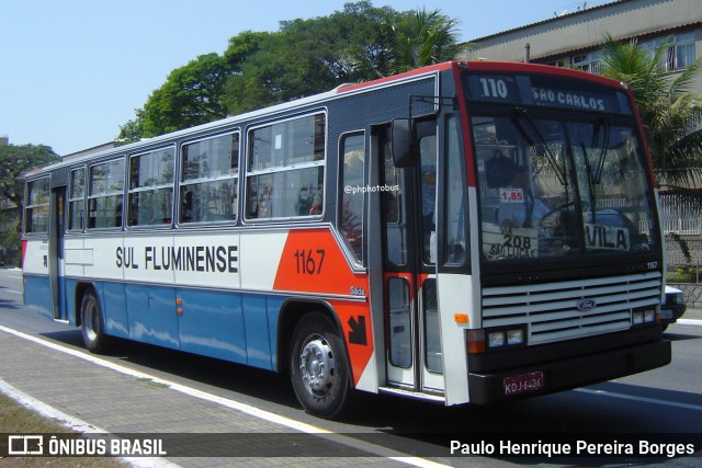 Viação Sul Fluminense 1167 na cidade de Volta Redonda, Rio de Janeiro, Brasil, por Paulo Henrique Pereira Borges. ID da foto: 11958967.