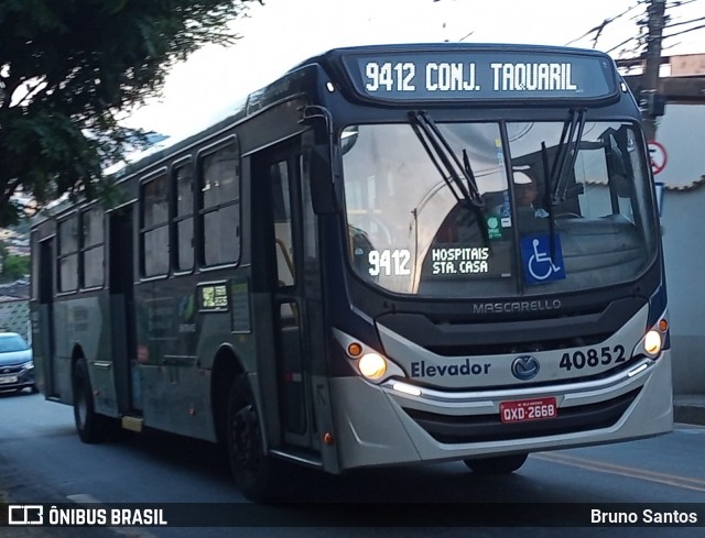 Viação Anchieta 40852 na cidade de Belo Horizonte, Minas Gerais, Brasil, por Bruno Santos. ID da foto: 11957516.