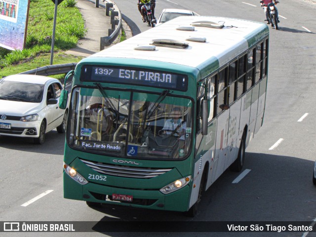 OT Trans - Ótima Salvador Transportes 21052 na cidade de Salvador, Bahia, Brasil, por Victor São Tiago Santos. ID da foto: 11957413.