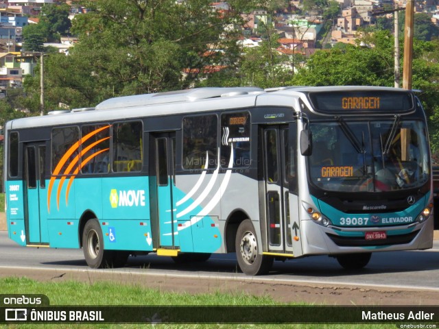 Viação Brasília 39087 na cidade de Belo Horizonte, Minas Gerais, Brasil, por Matheus Adler. ID da foto: 11959017.