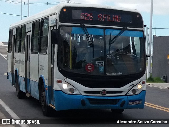 Expresso Metropolitano Transportes 2788 na cidade de Salvador, Bahia, Brasil, por Alexandre Souza Carvalho. ID da foto: 11958476.