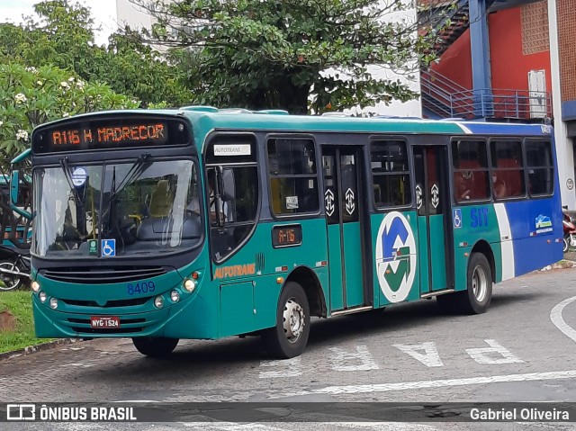 Autotrans Transportes Urbanos e Rodoviários 8409 na cidade de Uberlândia, Minas Gerais, Brasil, por Gabriel Oliveira. ID da foto: 11957692.