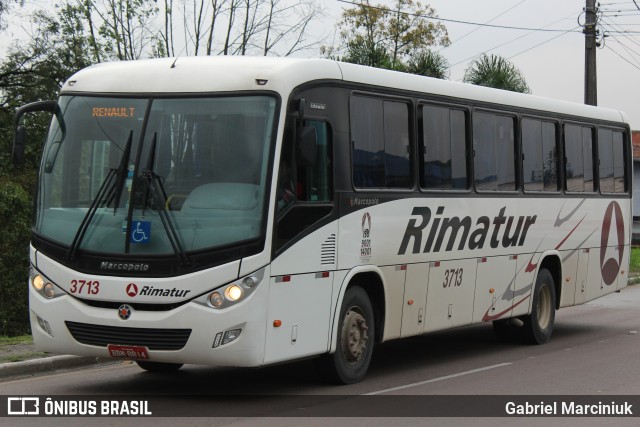 Rimatur Transportes 3713 na cidade de Araucária, Paraná, Brasil, por Gabriel Marciniuk. ID da foto: 11957795.