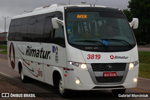 Rimatur Transportes 3819 na cidade de Fazenda Rio Grande, Paraná, Brasil, por Gabriel Marciniuk. ID da foto: 11957815.