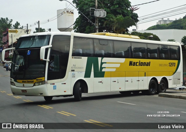 Viação Nacional 12970 na cidade de Belo Horizonte, Minas Gerais, Brasil, por Lucas Vieira. ID da foto: 11959207.