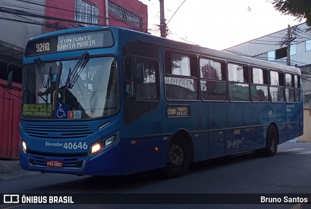 Salvadora Transportes > Transluciana 40646 na cidade de Belo Horizonte, Minas Gerais, Brasil, por Bruno Santos. ID da foto: 11957519.