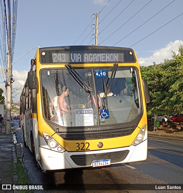 Empresa Metropolitana 322 na cidade de Recife, Pernambuco, Brasil, por Luan Santos. ID da foto: 11957530.