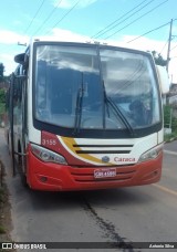 Empresa Caraça Transportes e Turismo 3155 na cidade de Santa Bárbara, Minas Gerais, Brasil, por Antonio Silva. ID da foto: :id.