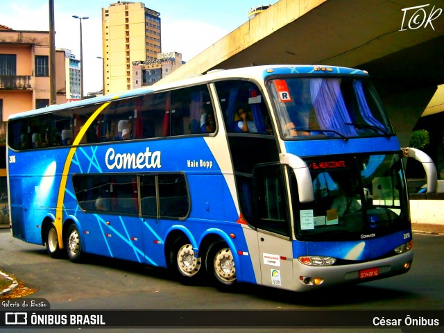 Viação Cometa 2016 na cidade de Belo Horizonte, Minas Gerais, Brasil, por César Ônibus. ID da foto: 11961008.